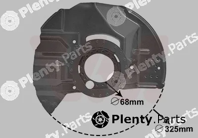 Van Wezel 0646371 — Splash Guard, brake disc