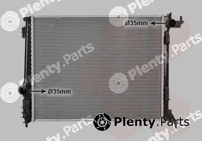 Van Wezel 43012717 — Radiator, engine cooling