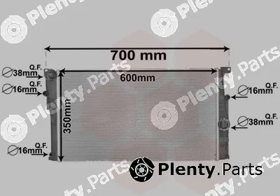 Van Wezel 06002449 — Radiator, engine cooling