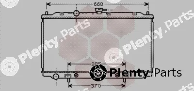 Van Wezel 13002219 — Radiator, engine cooling