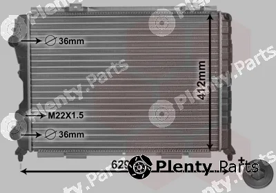 Van Wezel 01002056 — Radiator, engine cooling *** IR PLUS ***