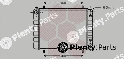 Van Wezel 02002084 — Radiator, engine cooling