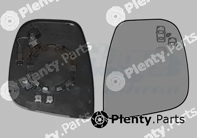 Van Wezel 0944836 — Mirror Glass, exterior mirror * HAGUS *