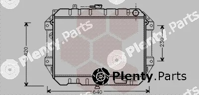 Van Wezel 11002042 — Radiator, engine cooling