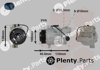 Van Wezel 0600K319 — Compressor, air conditioning