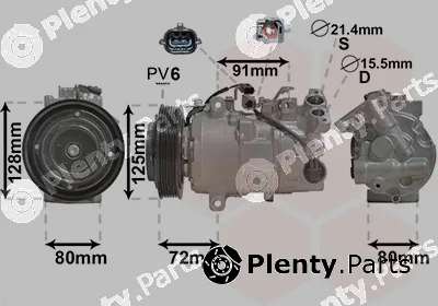 Van Wezel 4300K628 — Compressor, air conditioning
