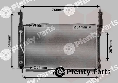 Van Wezel 37002432 — Radiator, engine cooling