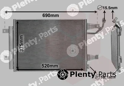 Van Wezel 32005177 — Condenser, air conditioning