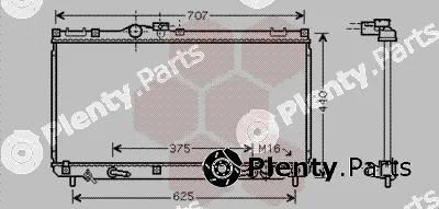 Van Wezel 53002322 — Radiator, engine cooling