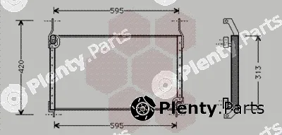 Van Wezel 17005204 — Condenser, air conditioning