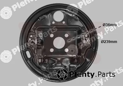 Van Wezel 4339373 — Splash Guard, brake disc