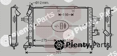 Van Wezel 37002365 — Radiator, engine cooling
