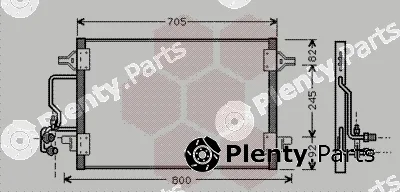 Van Wezel 03005175 — Condenser, air conditioning