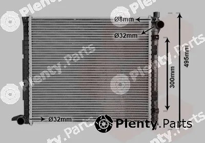 Van Wezel 02002164 — Radiator, engine cooling