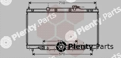Van Wezel 25002163 — Radiator, engine cooling