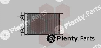 Van Wezel 58006117 — Heat Exchanger, interior heating