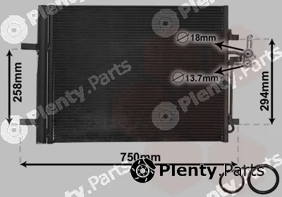 Van Wezel 18005427 — Condenser, air conditioning *** IR PLUS ***