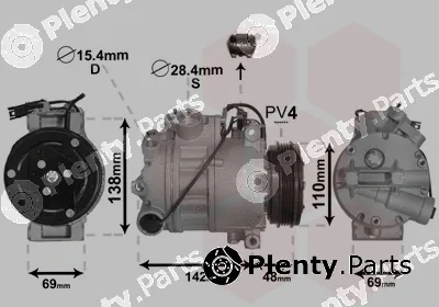 Van Wezel 0600K443 — Compressor, air conditioning