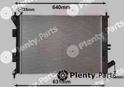 Van Wezel 82002335 — Radiator, engine cooling