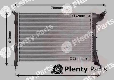 Van Wezel 06002310 — Radiator, engine cooling