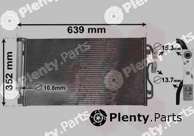 Van Wezel 06005477 — Condenser, air conditioning