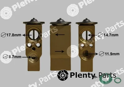 Van Wezel 47001076 — Expansion Valve, air conditioning