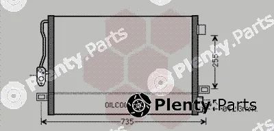 Van Wezel 07005100 — Condenser, air conditioning