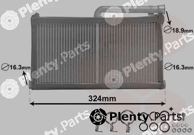 Van Wezel 03006296 — Heat Exchanger, interior heating *** IR PLUS ***