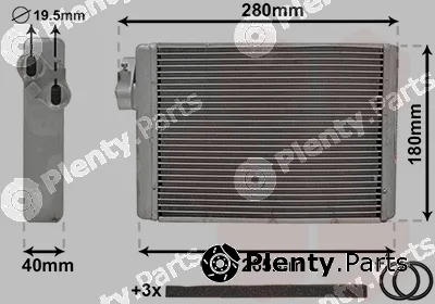 Van Wezel 03006408 — Heat Exchanger, interior heating *** IR PLUS ***