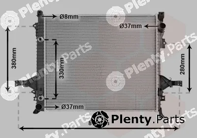 Van Wezel 59002133 — Radiator, engine cooling