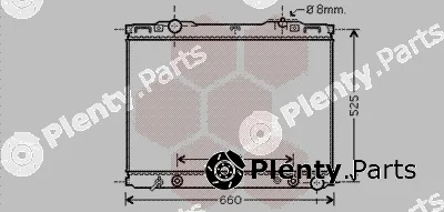 Van Wezel 83002139 — Radiator, engine cooling