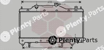 Van Wezel 53002284 — Radiator, engine cooling