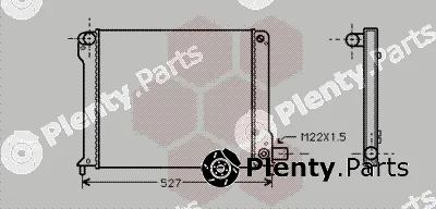 Van Wezel 17002123 — Radiator, engine cooling