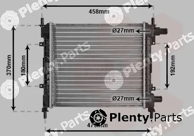 Van Wezel 18002257 — Radiator, engine cooling