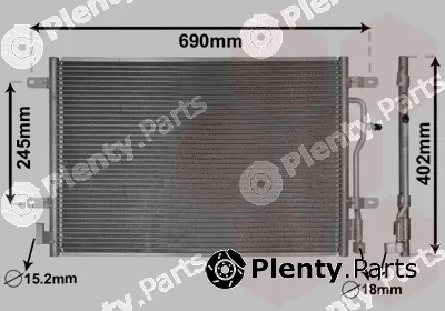 Van Wezel 03005199 — Condenser, air conditioning