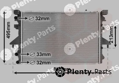 Van Wezel 58002230 — Radiator, engine cooling