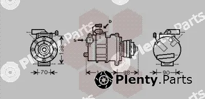 Van Wezel 0300K280 — Compressor, air conditioning
