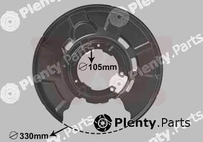 Van Wezel 0627374 — Splash Guard, brake disc
