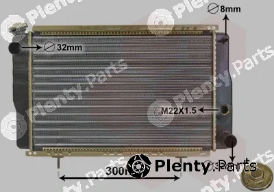 Van Wezel 43002001 — Radiator, engine cooling