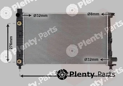 Van Wezel 30002282 — Radiator, engine cooling