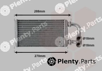 Van Wezel 06006173 — Heat Exchanger, interior heating *** IR PLUS ***
