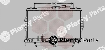 Van Wezel 82002034 — Radiator, engine cooling