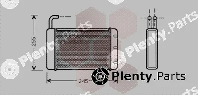 Van Wezel 02006086 — Heat Exchanger, interior heating
