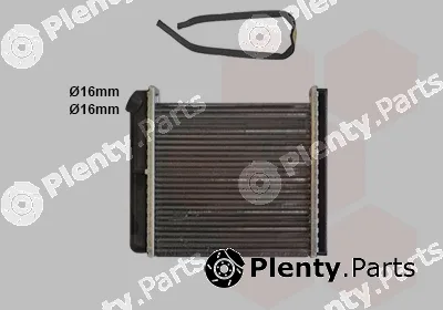 Van Wezel 37006206 — Heat Exchanger, interior heating