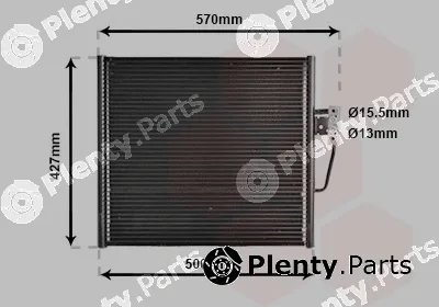 Van Wezel 06005192 — Condenser, air conditioning