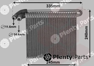 Van Wezel 1800V456 — Evaporator, air conditioning