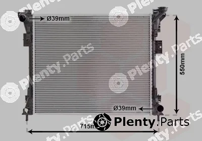 Van Wezel 07002104 — Radiator, engine cooling