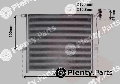Van Wezel 06005369 — Condenser, air conditioning