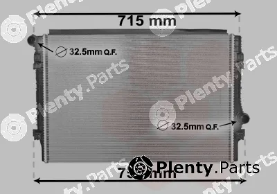 Van Wezel 58002336 — Radiator, engine cooling