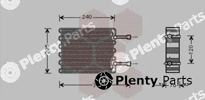 Van Wezel 1800V022 — Evaporator, air conditioning